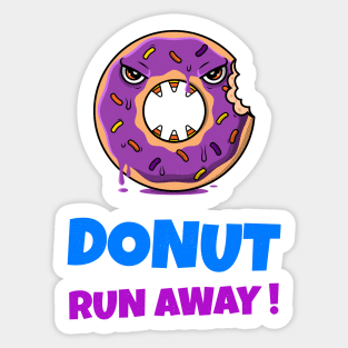 Halloween Cute Donut Monster Sticker